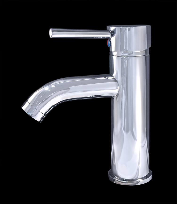 Frances II - Chrome Finish Modern Bathroom Faucet