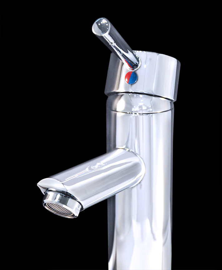 Frances III - Chrome Finish Modern Bathroom Faucet