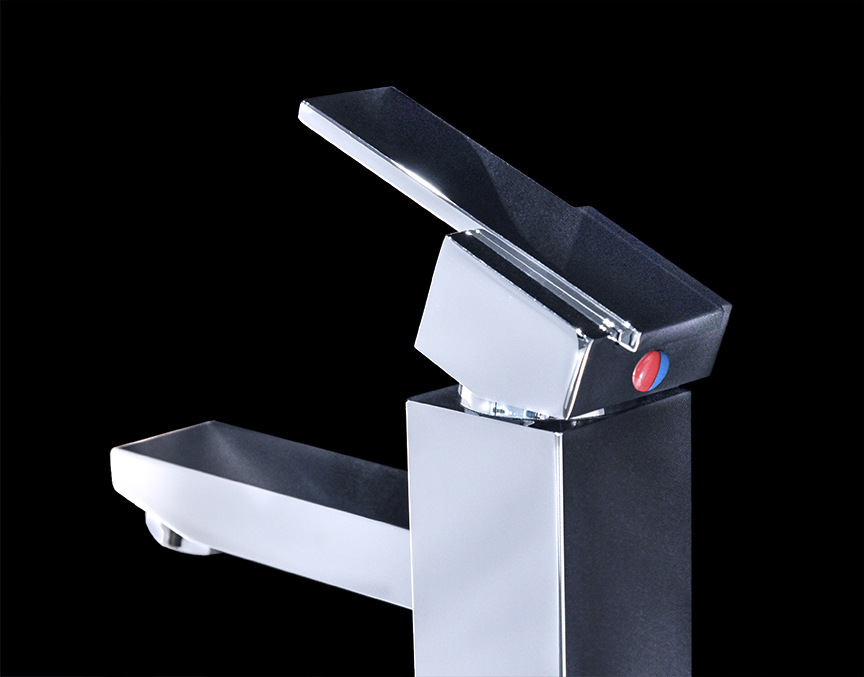 Treviolo Chrome Finish Modern Bathroom Faucet