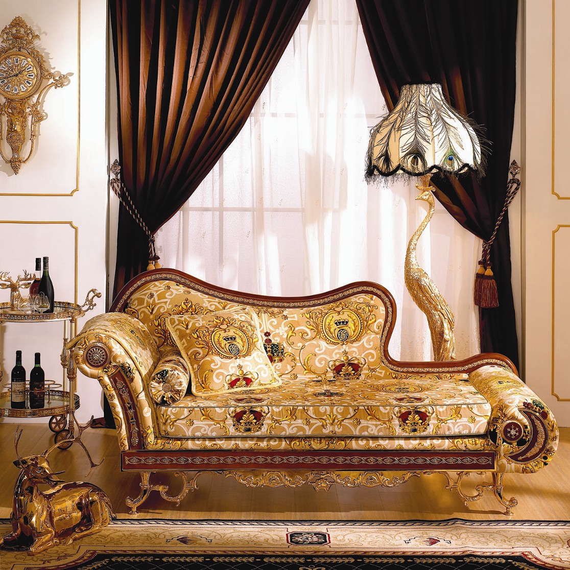 Elegant Golden Sofa