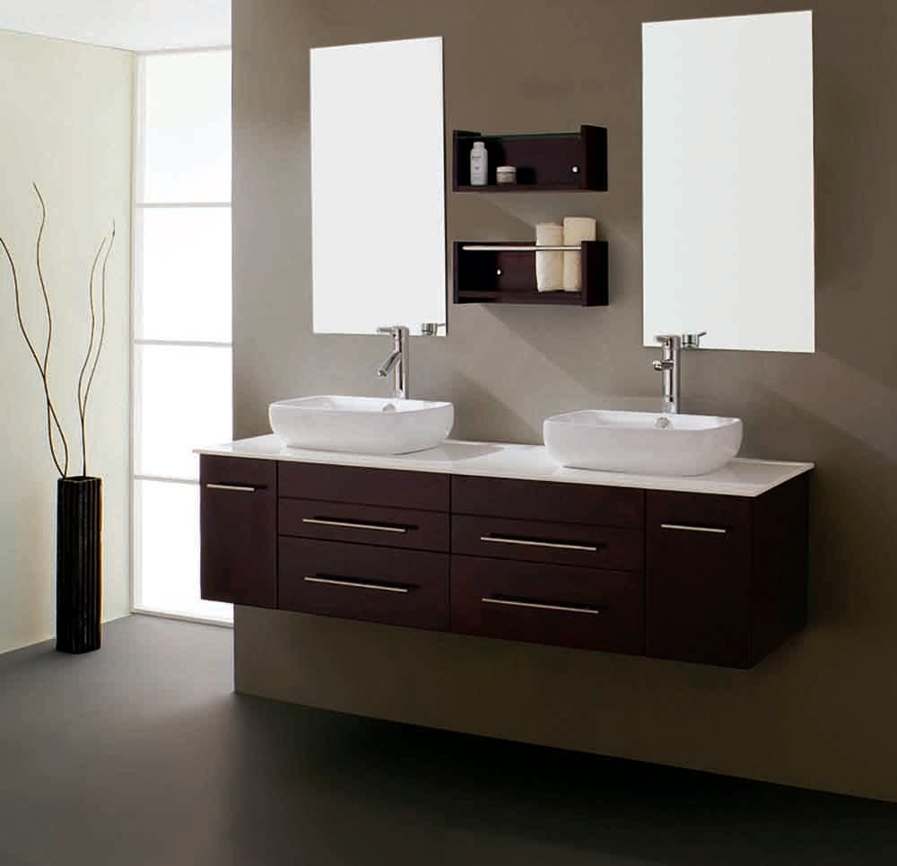Modern Bathroom Cabinets Wallpaper Hd