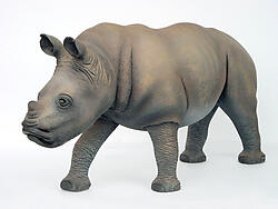 Baby Rhino Statue Life Size