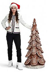 Gingerbread Christmas Tree 3D Statue 4 FT Large