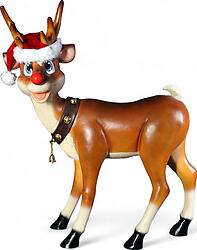 Rudolph Standing Christmas Reindeer 4FT
