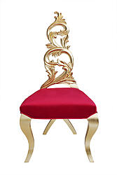 Diana Modern Dining Chair Red Velvet