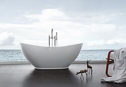 Orlando Acrylic Modern Freestanding Soaking Bathtub 69