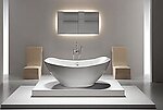 Massimo Acrylic Modern Freestanding Soaking Bathtub 69