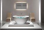 Ursoni Modern Freestanding Soaking Bathtub 67