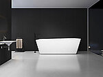 Ermada Modern Acrylic Freestanding Soaking Bathtub 67