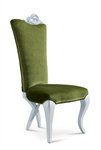 Chloe Modern Dining Chair Green Velvet