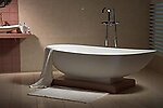 Valerio Acrylic Modern Freestanding Soaking Bathtub 71