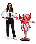 Candy Peppermint Fairy Girl Statue 4 FT
