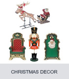 Christmas Decor, Santa Throne, Funny Reindeer, Large Christmas Decorations