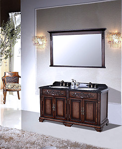 Antique Bathroom Vanities Double Sink