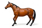 Brown Horse Life Size Statue Walking