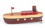 Toy Boat Christmas Gift Decor Large Prop