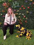 Yellow Frog Statue Large Tropical Poison Dart Frog 3FT
