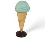 Mint Ice Cream Statue on Stand 3FT