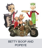 Betty Boop Statues, Pop Eye Statues, Cartoon Collectibles