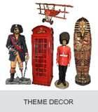 Pirate Decor, London Telephone Booth, Egyptian Statues