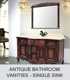 Antique Bathroom Vanities Single