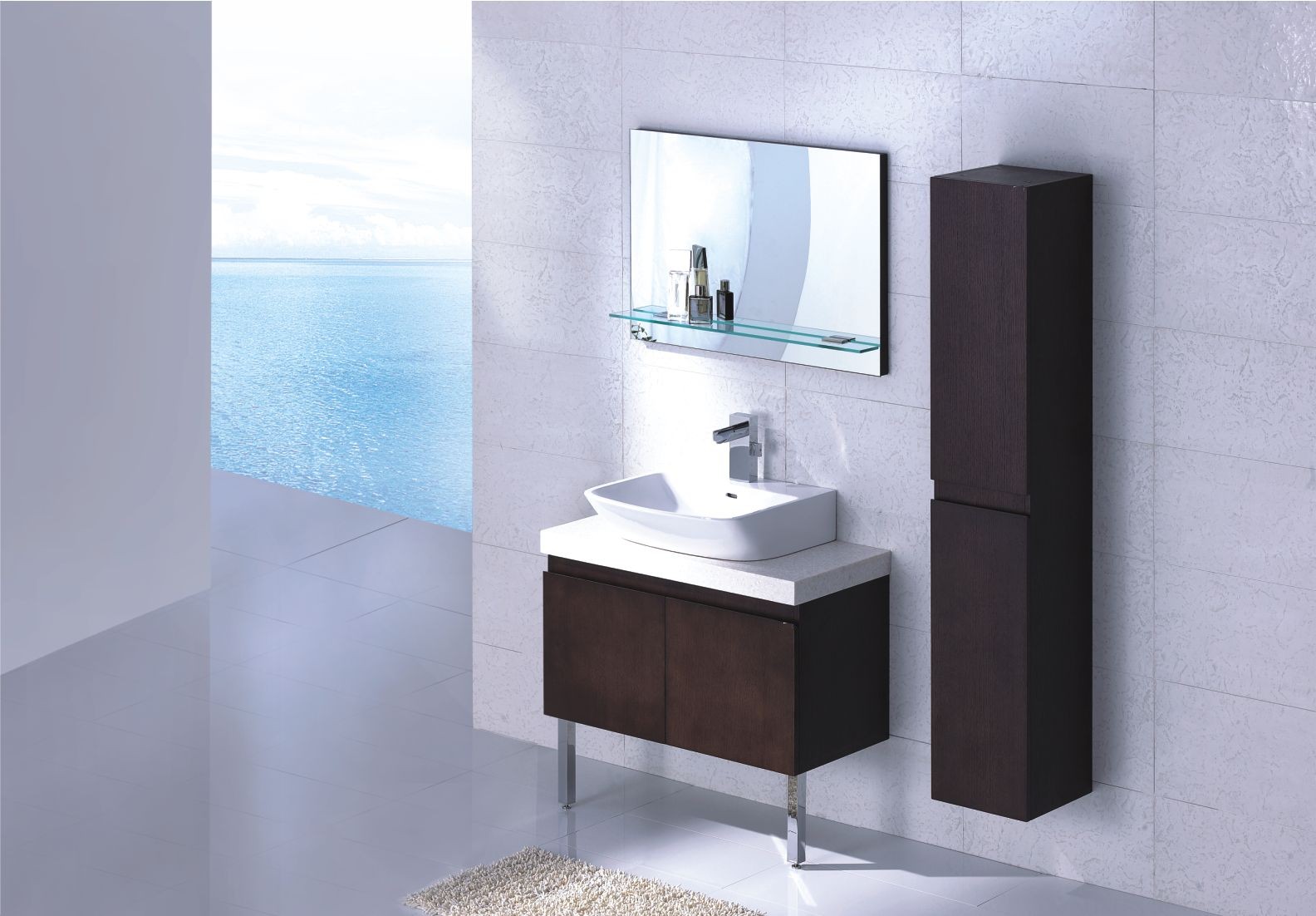 Pienza Modern Bathroom Vanity Set