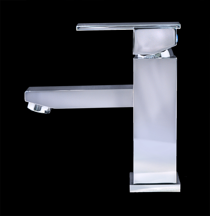 Bianze I Chrome Finish Modern Bathroom Faucet