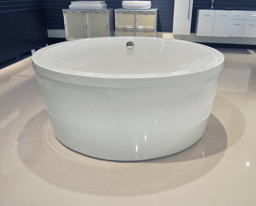 Pasiano Freestanding Soaking Round Bathtub 60