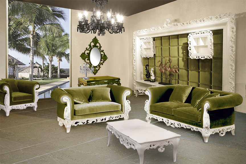 Product Printer Friendly Page Luxury Modern 3 Piece Living Room Sofa Set