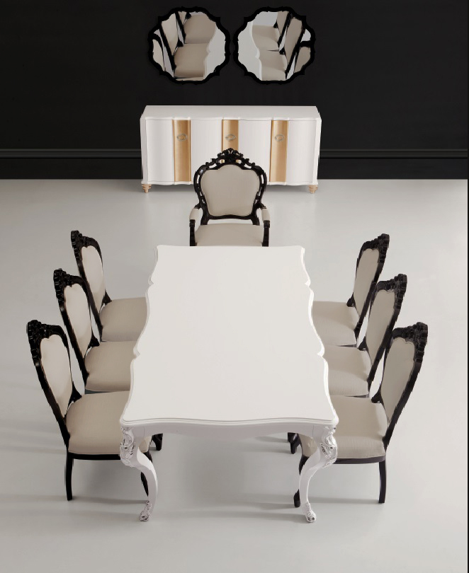 White Dining Table - Angelina