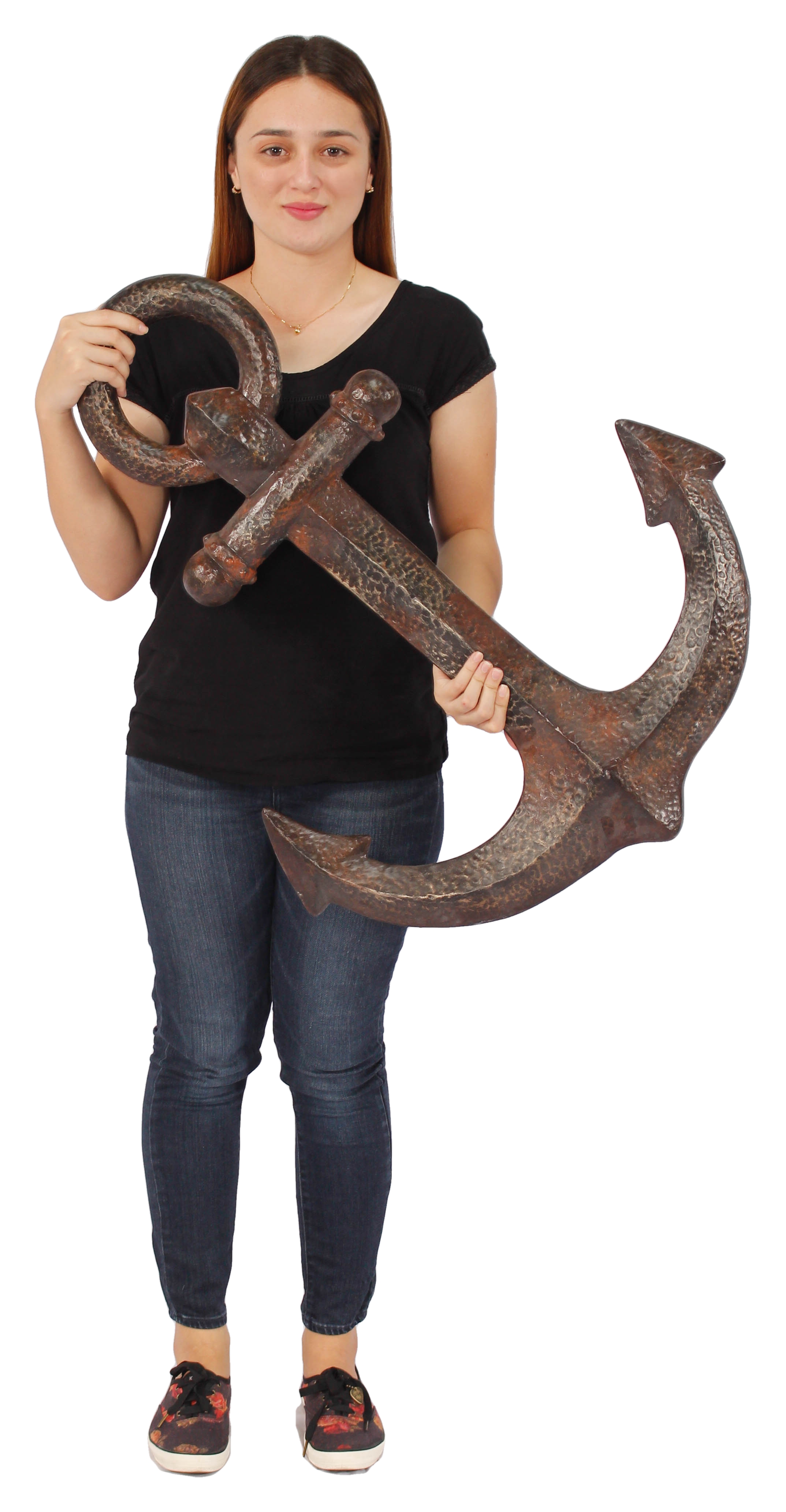 Large Ship Anchor Wall Decor