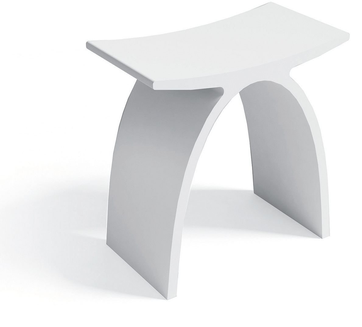 Bathroom Stool Solid Surface Zuri Bathroom Stool Solid Surface Zuri
