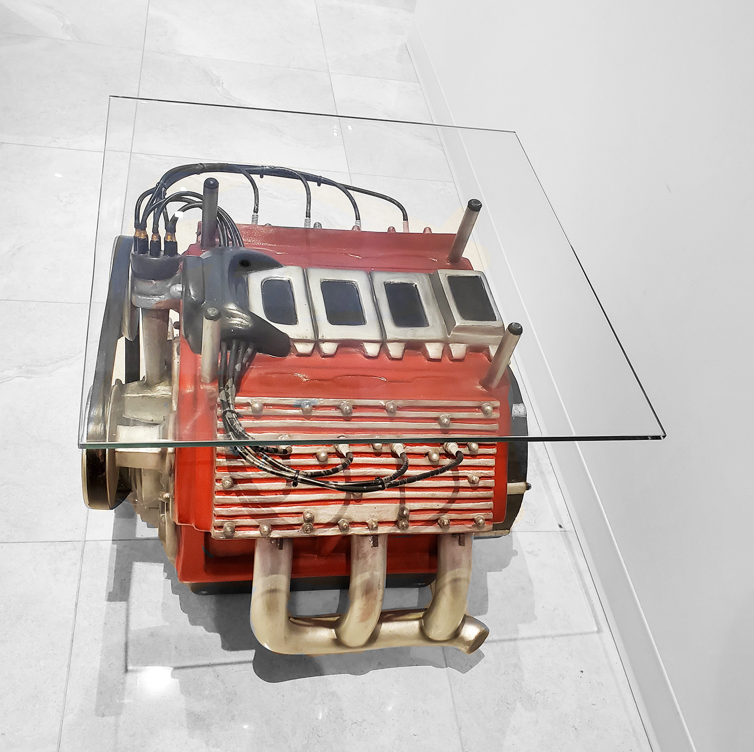 V8 Engine Coffee Center Table