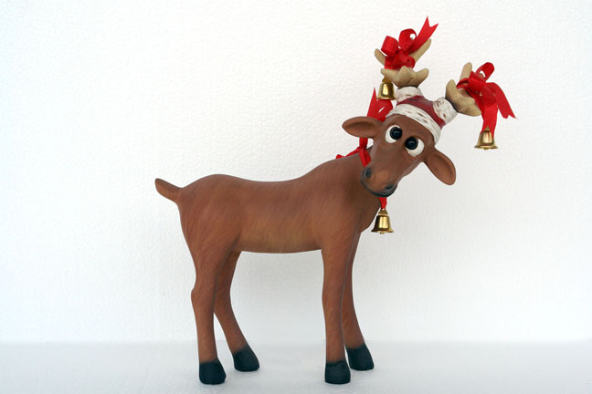 funny reindeer christmas statue 1ft funny reindeer christmas statue 1ft