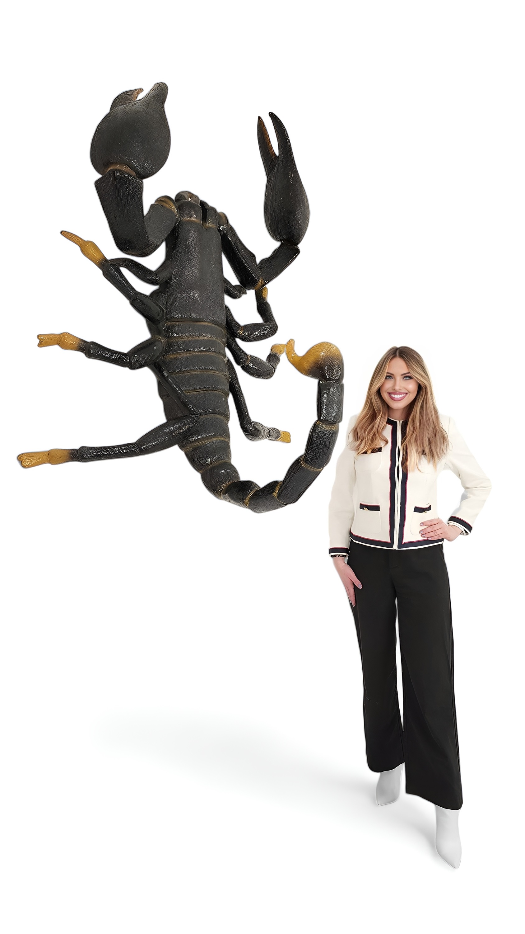Scorpion Statue Large 4 FT Wall Mount Realistic Scorpion Statue Large 4 FT Wall Mount Realistic