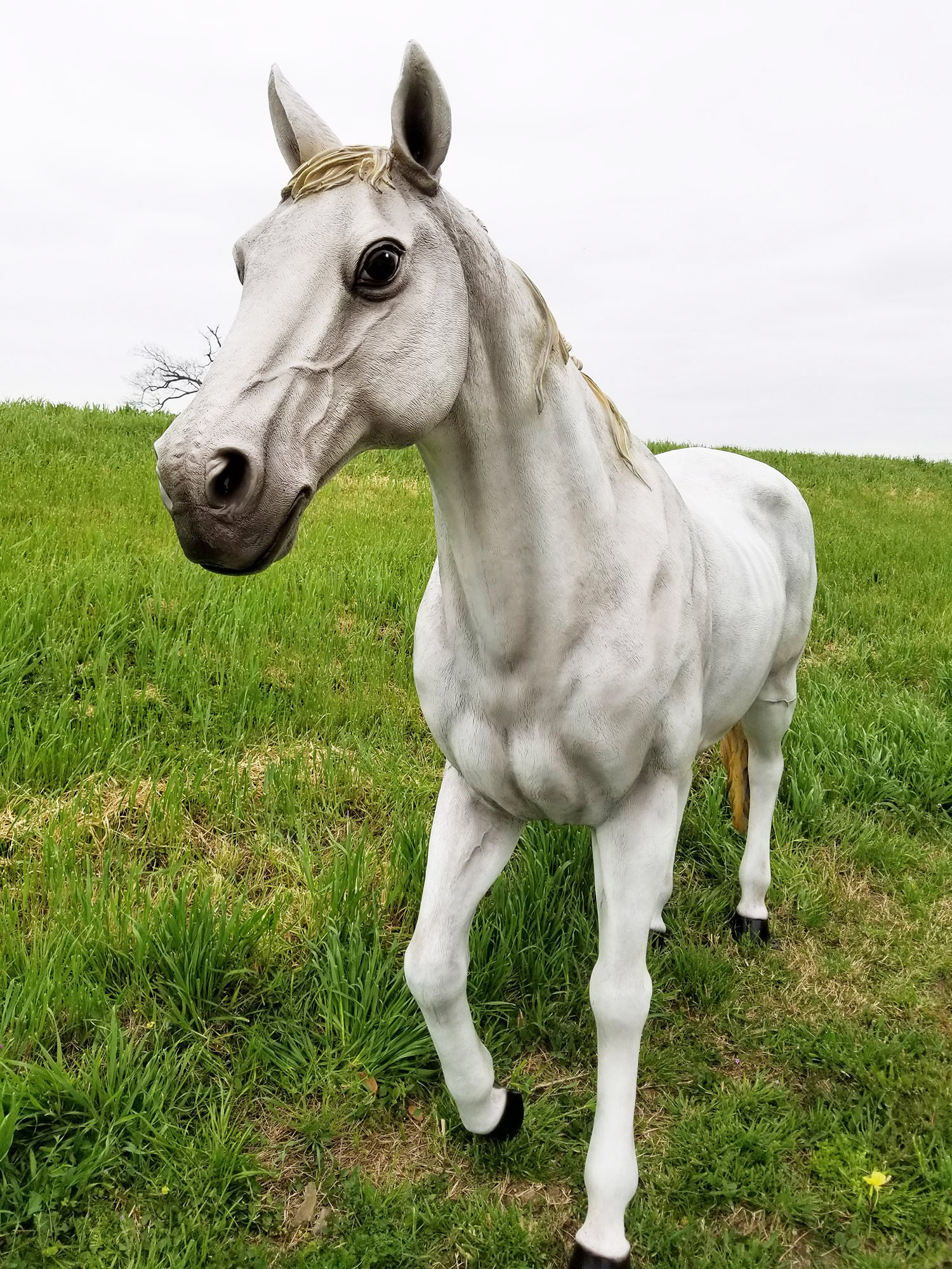 white horse statue for sale