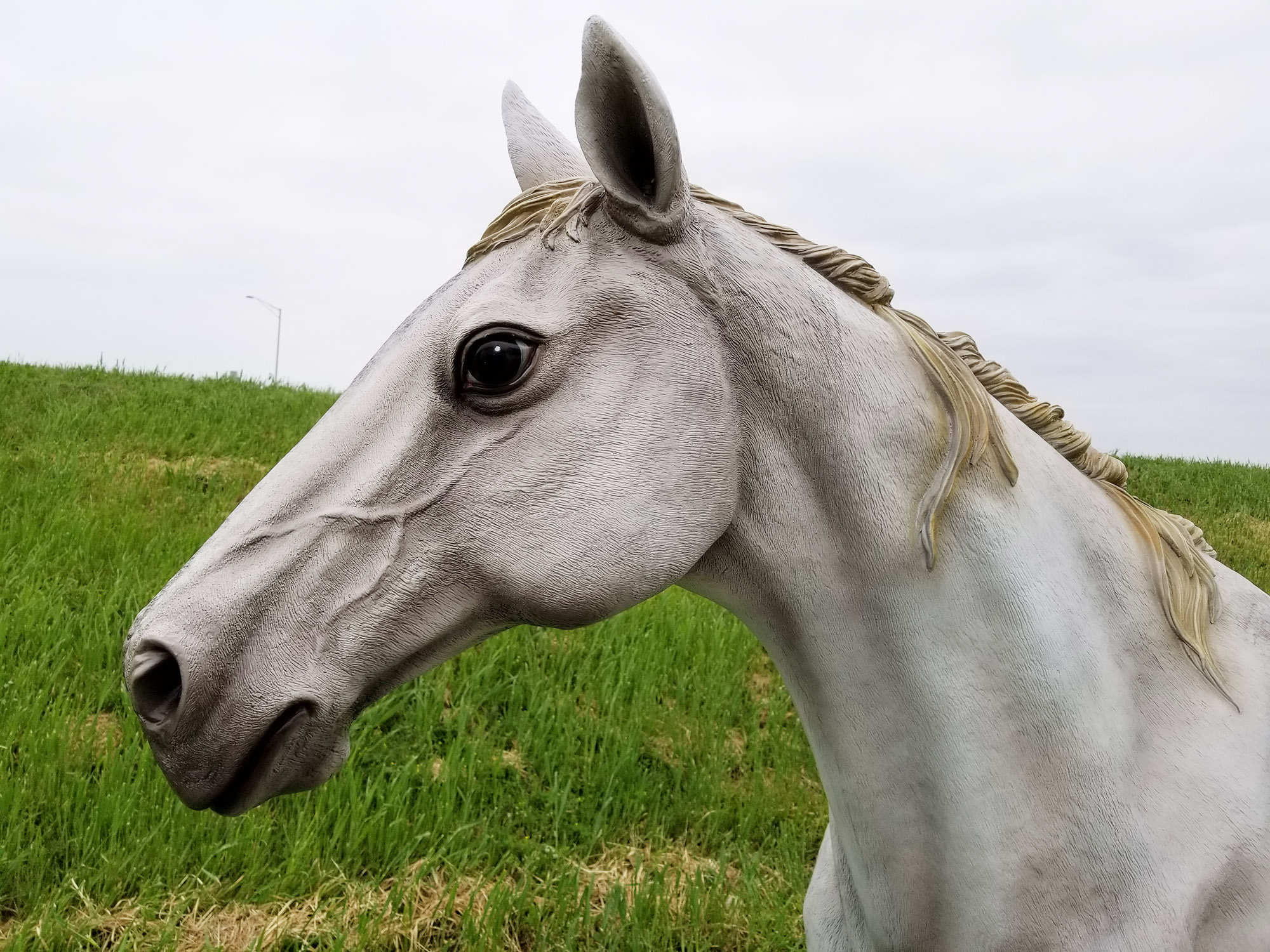 white horse statue for sale