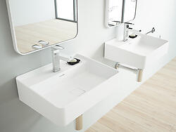 Arezzo Cast Stone Modern Bathroom Wall Mount Sink