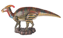 Parasaurolophus Dinosaur Life Size Statue Wild Finish 6.8 FT