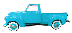 54 Chevy Truck Car Wall Decor Blue Full Size 12.5 FT Replica