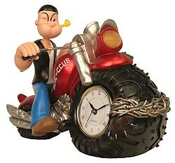 Popeye Clock Comic Chopper