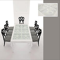 White Dining Table - Florence