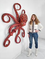 Red Octopus Large Life Size Statue 5FT