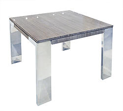 Laterza II Marble End Table - Tan Lines