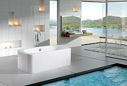Jacopi Acrylic Modern Freestanding Soaking Bathtub 71
