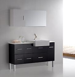 Loza III Modern Bathroom Vanity Set 55