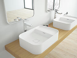 Padua II Solid Surface Modern Bathroom Sink