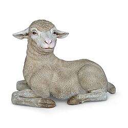 Merino Lamb Sitting Statue