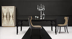 Modern Dining Chair - Roma - Velvet Taupe