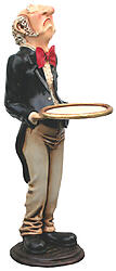Connoisseur Waiter Statue 3FT
